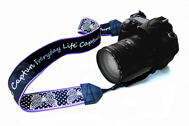 Camera strap on SLR camera
