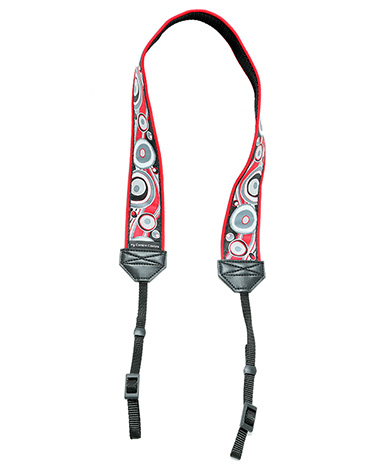 Black, Red and Grey Retro Hoops with Black Lining