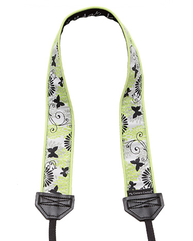 Spring Butterflies DSLR and SLR camera strap
